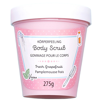 BADEFEE Telový peeling Fresh Grapefruit 275 g (Telový peeling) - Telové