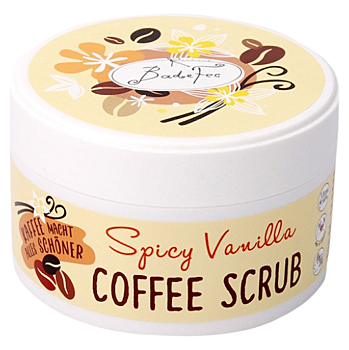 BADEFEE Telový peeling Kávový Spicy Vanilla 180 g (Telový peeling) - Telové