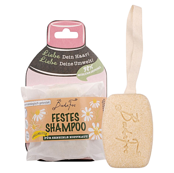 BADEFEE Tuhý šampón Camomile Blossoms 80 g (Šampóny na jemné vlasy)