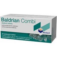 BALDRIAN Combi 100 mg/90 mg obalené tablety 50 ks