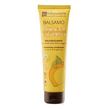 LA SAPONARIA Kondicionér s citrónom a kyselinou hyalurónovou 150 ml (Prírodné kondicionéry) - Prírodné