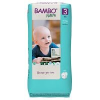 BAMBO Nature 3 Detské plienkové nohavičky 4-8 kg 52 ks
