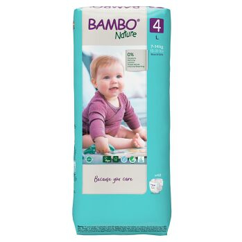BAMBO Nature 4 Detské plienky 7-14 kg 48 ks