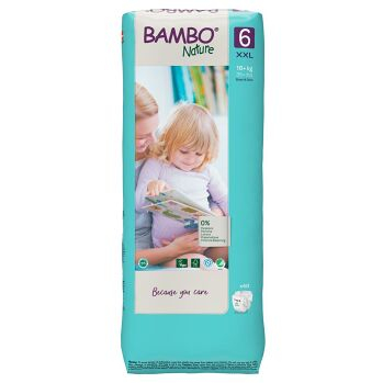 BAMBO Nature 6 Detské plienkové nohavičky 16+ kg 40 ks (Plienky 6 (15 a viac kg))