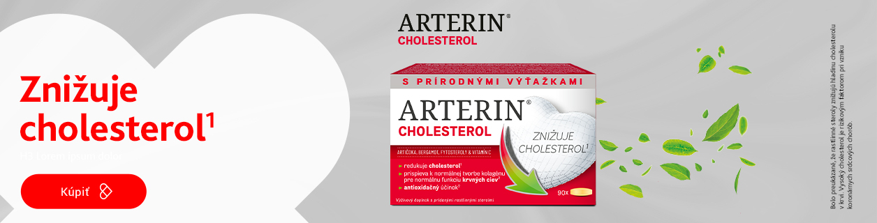 ARTERIN na zníženie cholesterolu
