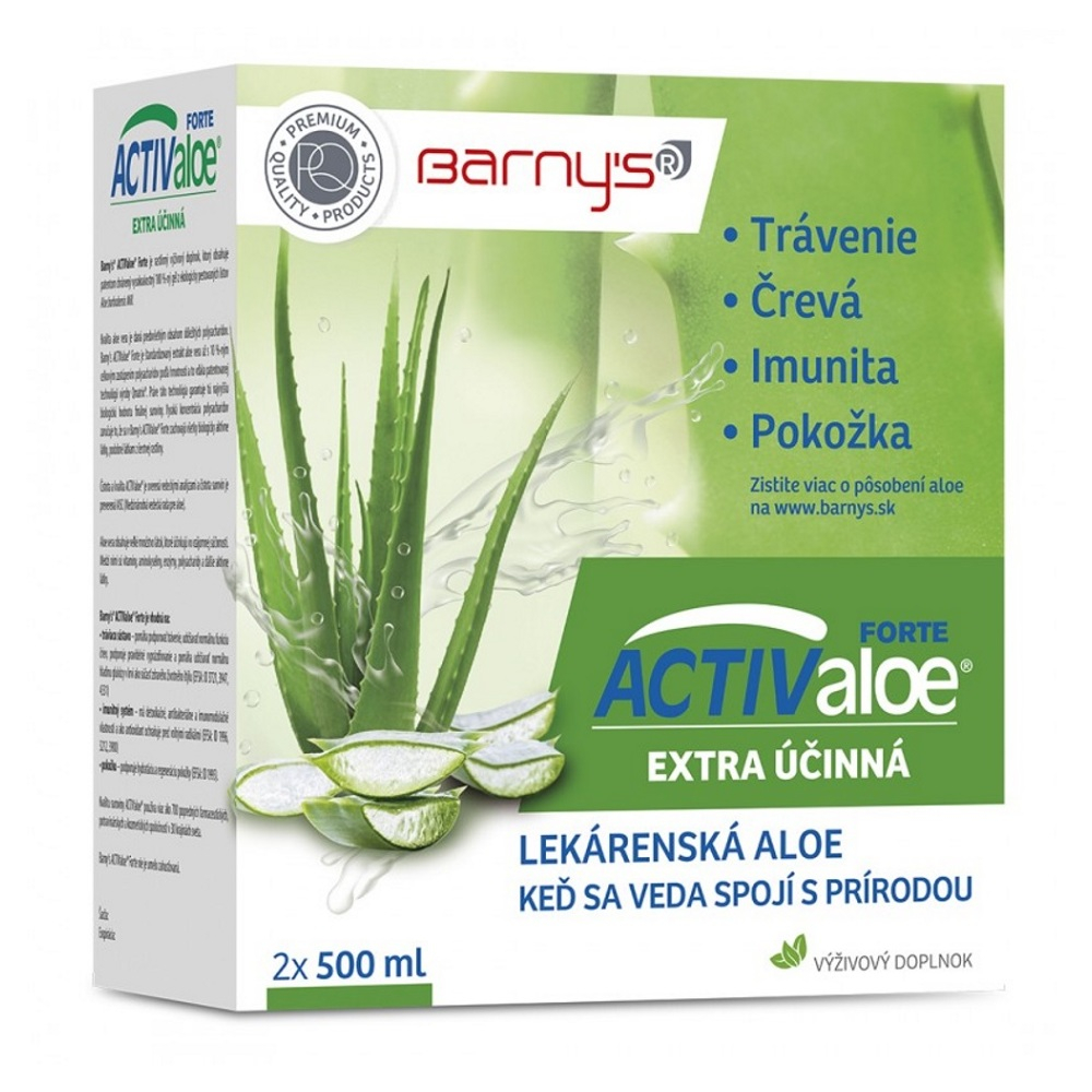 BARNY'S ACTIValoe Forte 2 x 500 ml kúpite na Mojalekaren.sk