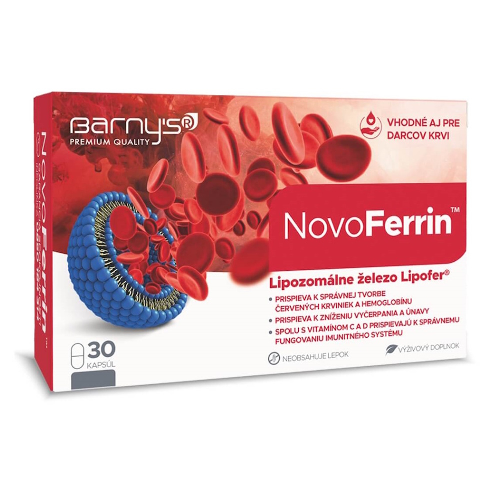 BARNY'S NovoFerrin 30 kapsúl kúpite na Mojalekaren.sk