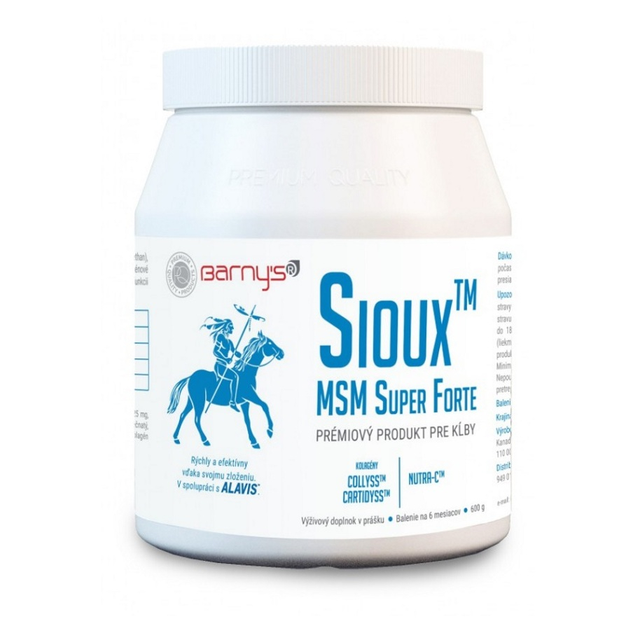 BARNY'S Sioux MSM Super Forte 600 g kúpite na Mojalekaren.sk