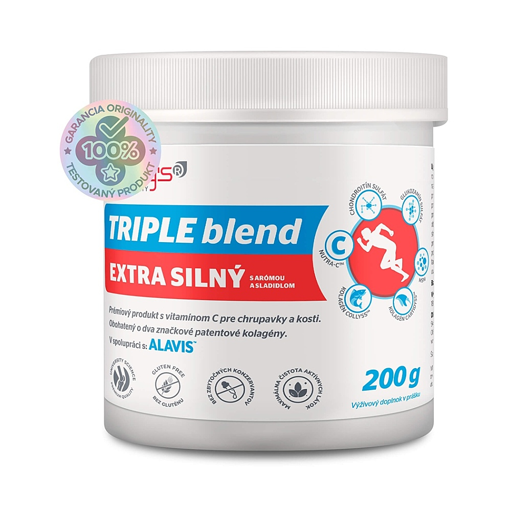 Barny's Triple blend EXTRA SILNÝ prášok na výživu kĺbov a chrupaviek 200 g kúpite na Mojalekaren.sk