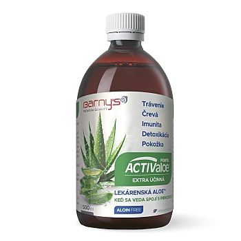 BARNY'S Aloe vera 0,5 l (Na podporu trávenia a vylučovania) - Prírodné