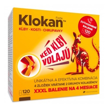 BARNY´S Klokan forte 120 kapsúl Vianočné balenie (Na kosti) - Viaczložkové