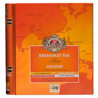 BASILUR Asian breakfast tea book assorted čierny čaj 32 sáčkov