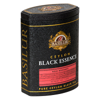 BASILUR Black essence rose bergamot čierny čaj 100 g