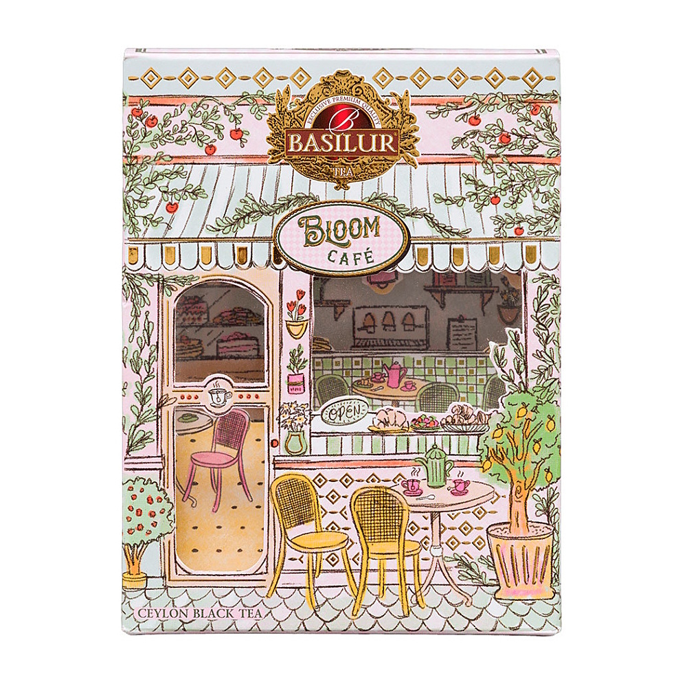 BASILUR Bloom café berry twist zmes čierneho čaju 75 g