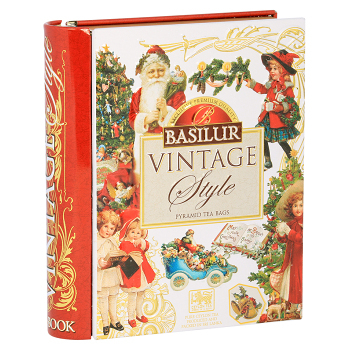 BASILUR Book Vintage Style pyramid čierny čaj 5 sáčkov (Čierne čaje)