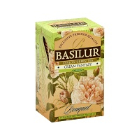 BASILUR Bouquet Cream Fantasy zelený čaj 25 sáčkov