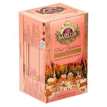 BASILUR Christmas fruit assorted ovocný čaj 20 sáčkov (Ovocné čaje)