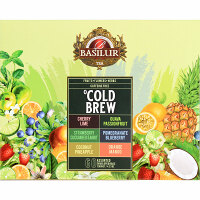 BASILUR Cold Brew Assorted zmes ovocných čajov 60 vreciek