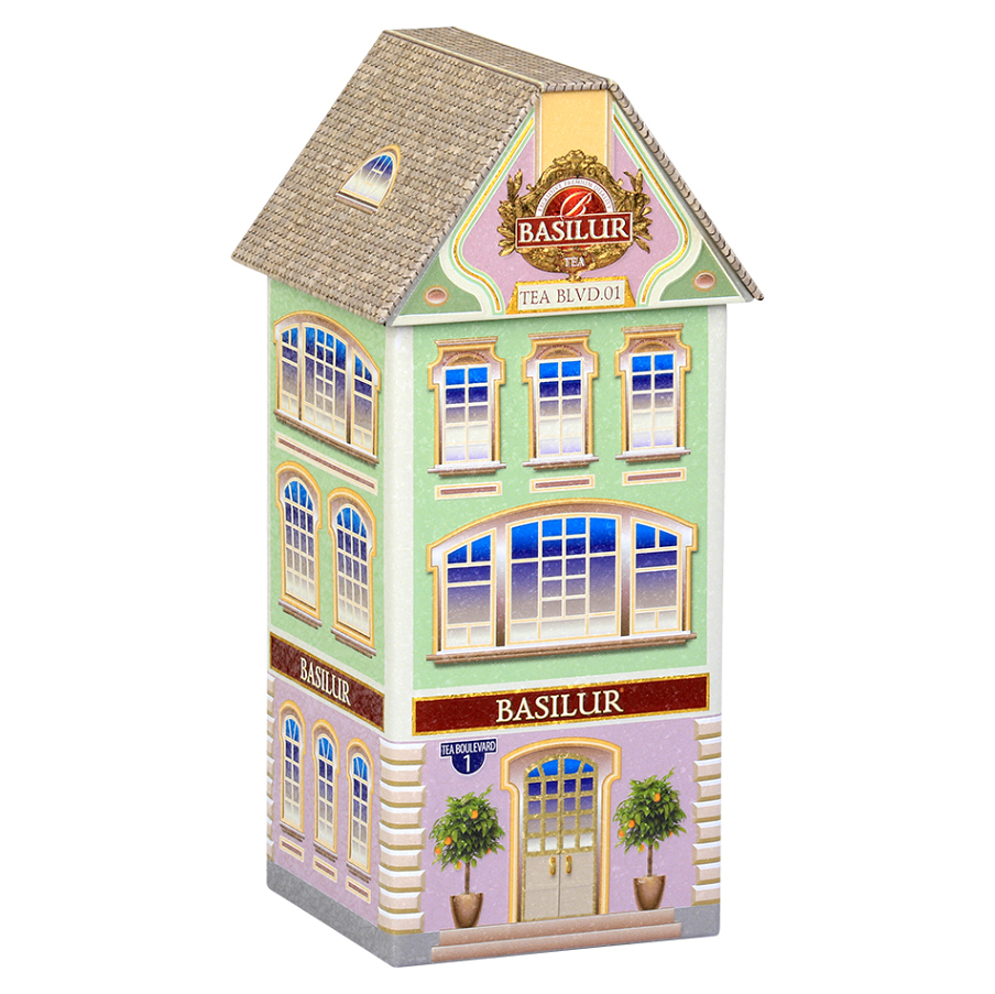 BASILUR Festival Tea House Boulevard 1 zelený sypaný čaj 75 g