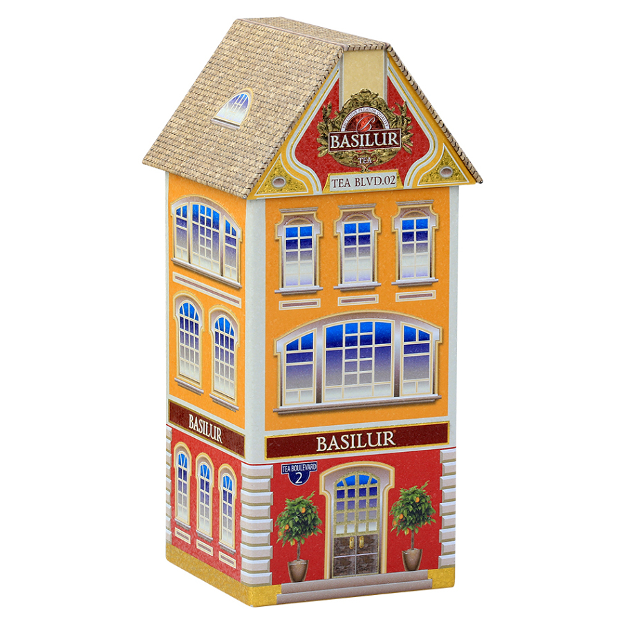 BASILUR Festival Tea House Boulevard 2 čierny sypaný čaj 75 g