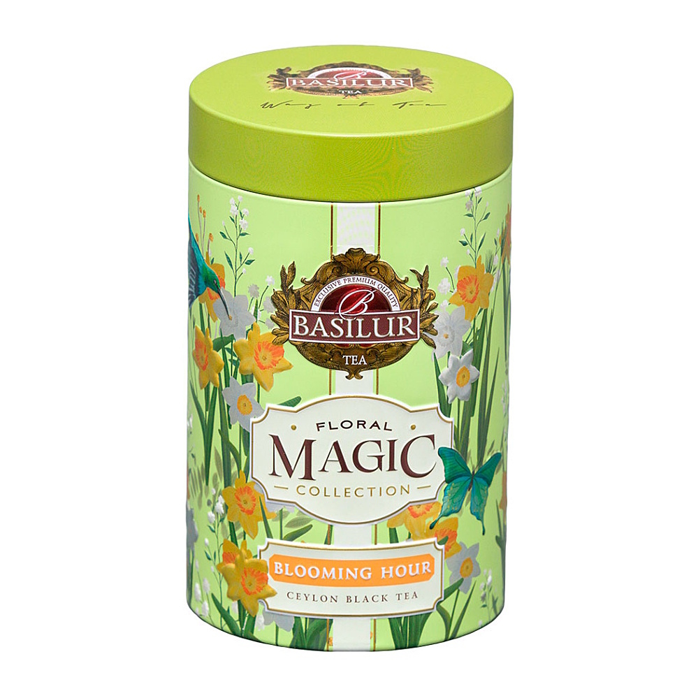 BASILUR Floral magic blooming hour čierny čaj 75 g