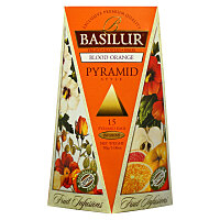 BASILUR Fruit blood orange pyramíd ovocný čaj 15 sáčkov