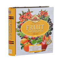 BASILUR Fruit Infusions Book Summer Fiesta zmes ovocných čajov 32 sáčkov