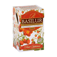 BASILUR Fruit Strawberry & Raspberry 25 sáčkov