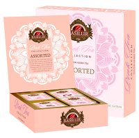 BASILUR Gift Pink Tea Assorted prebal variácie zelených čajov 40 gastro sáčkov