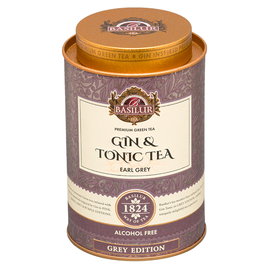 BASILUR Gin & tonic earl grey zelený čaj 75 g