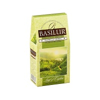BASILUR Leaf of Ceylon Radella zelený čaj v papěrovej krabičke 100 g