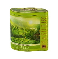 BASILUR Leaf of Ceylon Radella zelený čaj  v plechovej dóze 100 g
