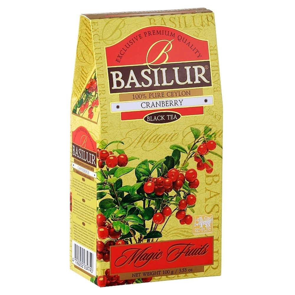 BASILUR Magic Fruits Black Cranberry čierny čaj 100 g