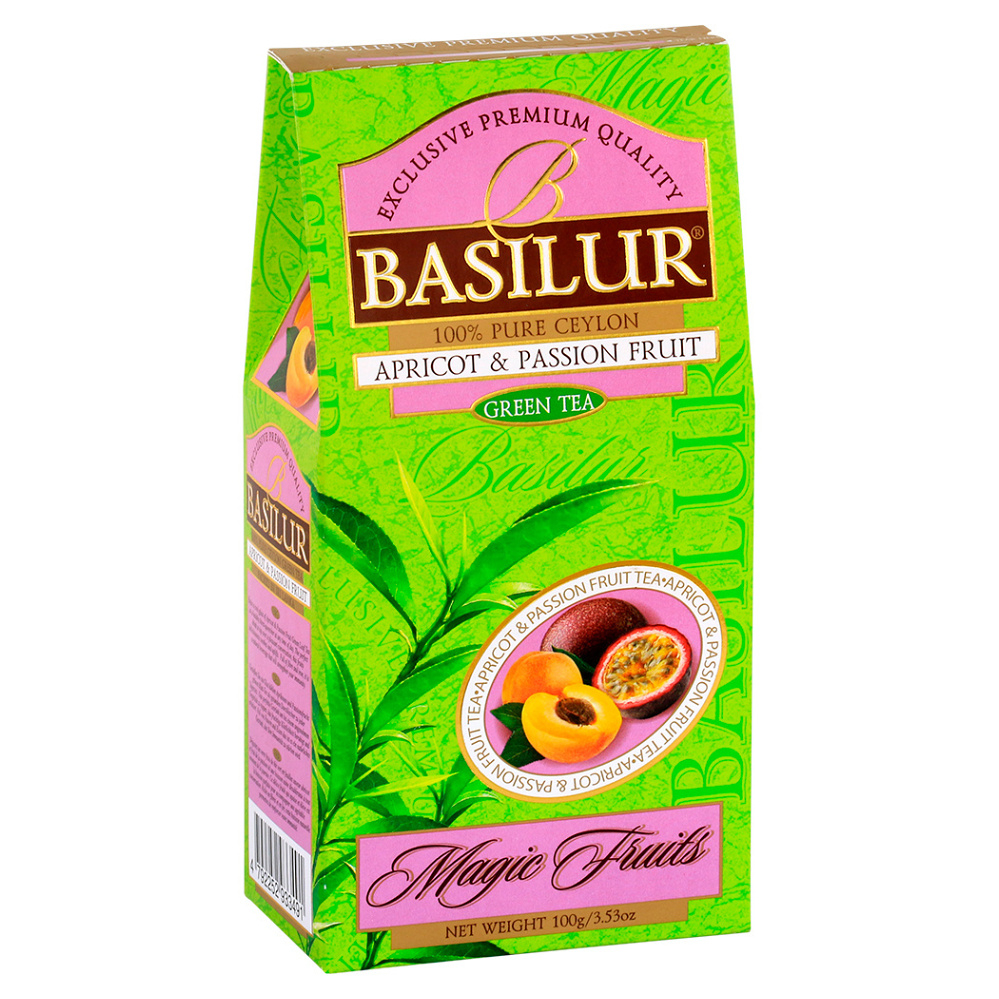 BASILUR Magic green tea Apricot & Passion fruit sypaný čaj 100 g