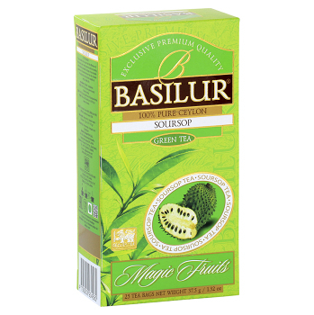 BASILUR Magic Green Soursop zelený čaj 25 vrecúšok
