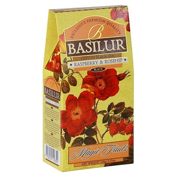 BASILUR Magic Raspberry & Rosehip čierny čaj 100 g