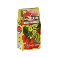 BASILUR Magic Strawberry & Kiwi čierny čaj 100 g