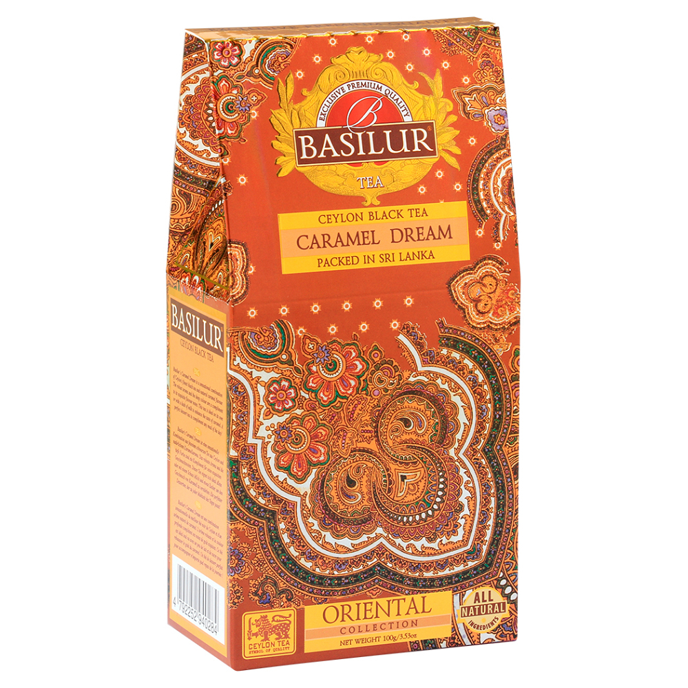 BASILUR Orient caramel dream čierny čaj 100 g