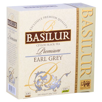 BASILUR Premium earl grey neprebal 100 sáčkov