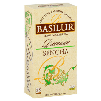 BASILUR Premium Sencha zelený čaj 25 vrecúšok (Zelené čaje)
