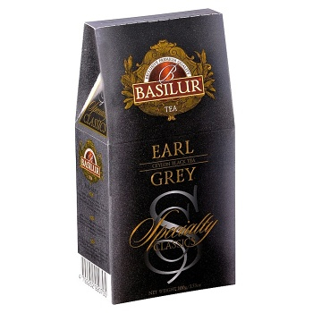 BASILUR Specialty Earl Grey čierny čaj v papěrovej krabičke 100 g