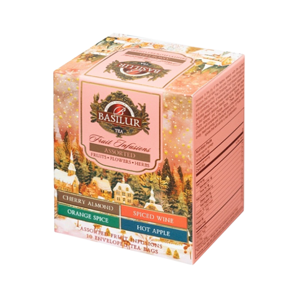 BASILUR Vianočná ovocná kolekcia prebal 10 sáčkov
