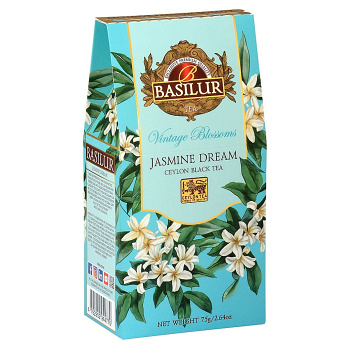 BASILUR Vintage blossoms jasmine dream čierny čaj sypaný 75 g