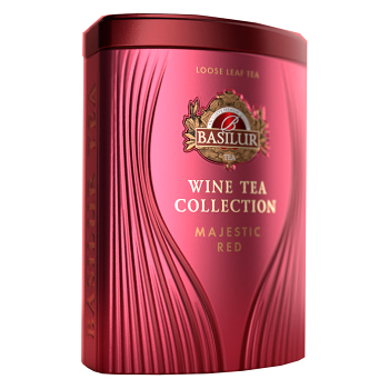 BASILUR Wine tea majestic red čierny čaj 75 g