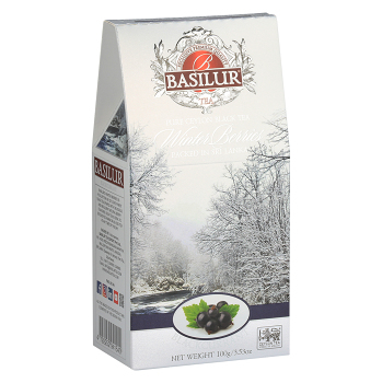 BASILUR Winter berries blackcurrant čierny čaj 100 g