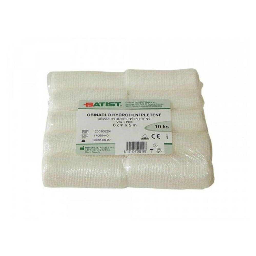 E-shop Ovínadlo hydrofilnípletené nester.6cmx5m / 10ks Batist