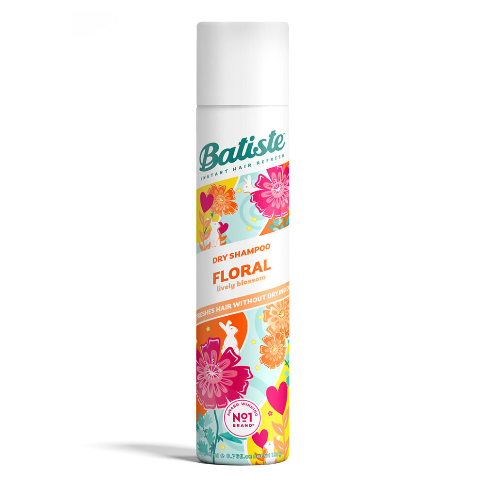 E-shop BATISTE Floral Suchý šampón na normálne vlasy So sviežou vôňou 200 ml
