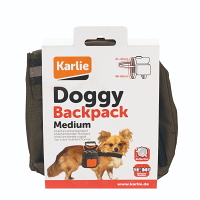KARLIE Reflexný batoh pre psov zelená/oranžová veľkosť M 1 ks