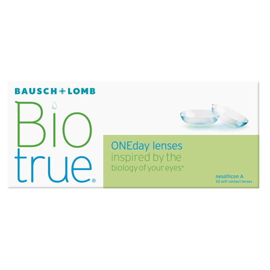BAUSCH & LOMB Biotrue oneday jednodňové kontaktné šošovky 30 kusov, Počet dioptrií: -7,5, Priemer: 14,2, Zakrivenie: 8,6, Počet ks: 30 ks
