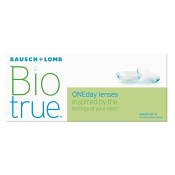 BAUSCH & LOMB Biotrue oneday jednodňové kontaktné šošovky 30 kusov, Počet ks: 30 ks, Zakrivenie: 8,6, Priemer: 14,2, Počet dioptrií: -2,75